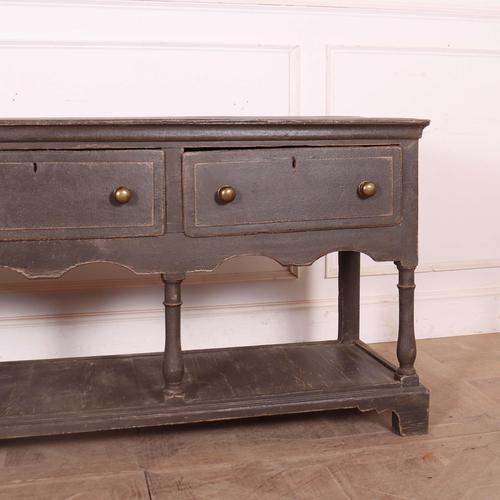 English Painted Potboard Dresser Base For Sale - Image 4 of 9