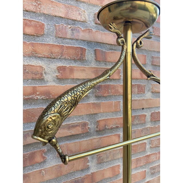Bronze and Brass Valet Stand Dressboy, 1940s For Sale In Miami - Image 6 of 18