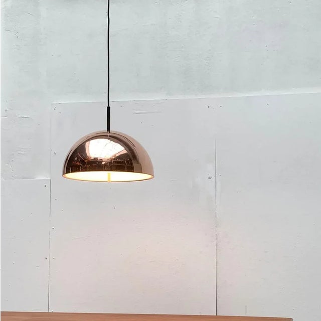Mid-Century German Dome Copper Pendant Lamp from Staff Leuchten, 1960s For Sale - Image 16 of 18