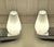 Vintage Wall Lamps with Chrome-Plated Plastic Bases and White Opal Glass Shades from Hoffmeister-Leuchten, 1980s, Set of 2 For Sale - Image 3 of 8
