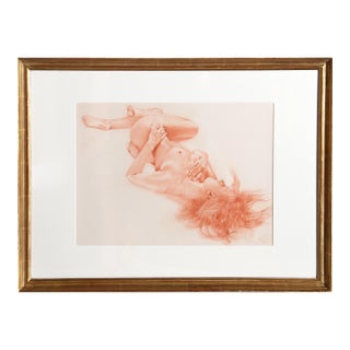 Gianfranco Franco Fusari "Paola I", Nude Drawing by Franco Fusari 2009 For Sale