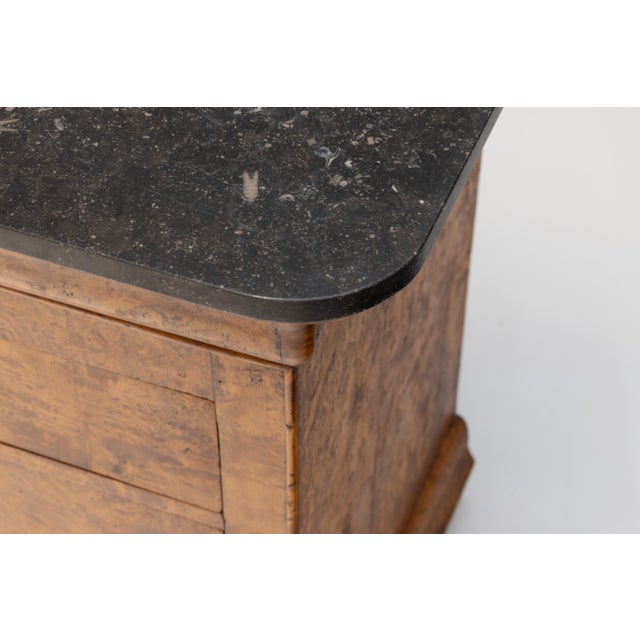 Elm Commode with Marble Top, 1870s For Sale - Image 6 of 9