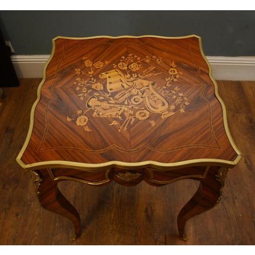 French Louis XV Revival Side Tables, Set of 2 For Sale - Image 4 of 8