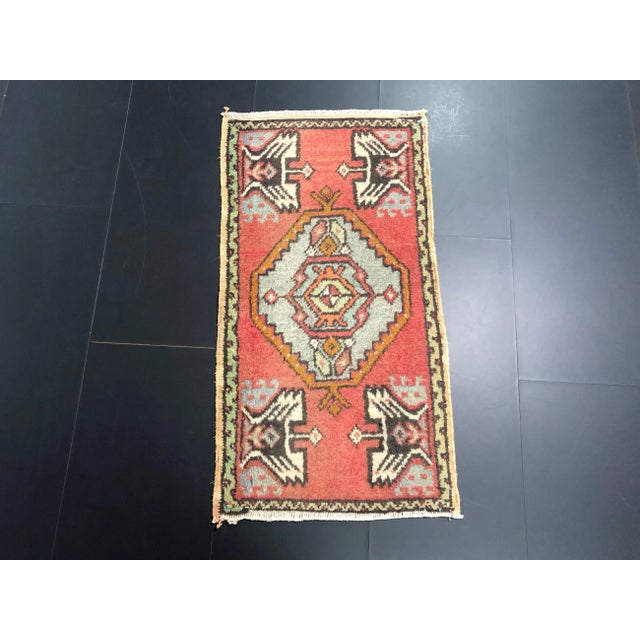 Vintage Turkish Oushak Handmade Wool Rug For Sale In Phoenix - Image 6 of 6