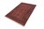 Abstract Southwestern Bokhara Desirae Pink Green Hand Knotted Rug For Sale - Image 3 of 9