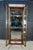 Mid Century Henredon Scene One Oak Campaign Curio Display Cabinet Vitrine 1979 For Sale - Image 11 of 18
