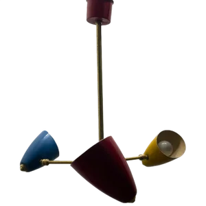 Multicolored Light Pendant, 1950s