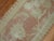 Mid-Century Modern Soft Pink Antique Oushak Runner - 2' x 8'6" For Sale - Image 3 of 6