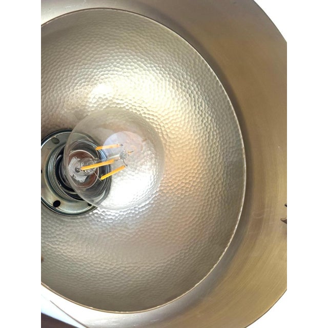 German Brass Architectural Ceiling Light Lamp, 1960s For Sale - Image 17 of 18