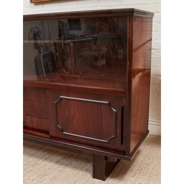 Vintage Rosewood Display Cabinet For Sale In Los Angeles - Image 6 of 12