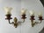 Brown Polam-Meos Warsaw Wall Lamps in Brass and Ceramics, Set of 2 For Sale - Image 8 of 16