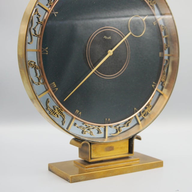 Art Deco Zodiac Clock by Heinrich Möller for Kienzle, 1920s For Sale - Image 3 of 7