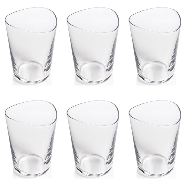 Summer Kampari 6-Piece Set Glass Tumblers, Clear For Sale In Los Angeles - Image 6 of 6