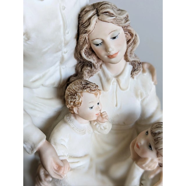 1970s 1970s Beautiful Limited Edition Signed Florence Armani Figurine at Home 1263f (La Famiglia) Family Figurine For Sale - Image 5 of 15