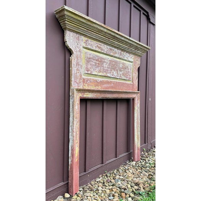 Late 18th Century American Pine Mantel For Sale - Image 14 of 17