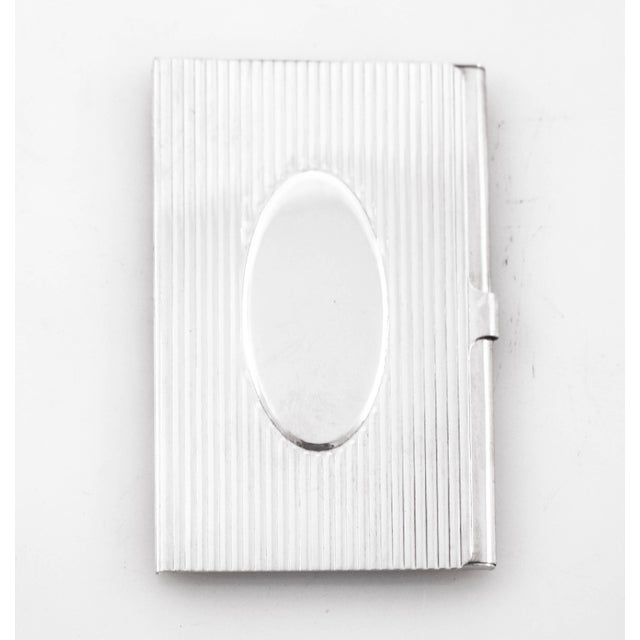 2010s Sterling Card Holder For Sale - Image 5 of 6