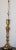 Moroccan Vintage Anglo-Indian Engraved Brass Candlestick Table Lamp, Circa 1950 For Sale - Image 3 of 18