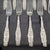 Traditional Antique Whiting Lily of the Valley Sterling Silver Luncheon Forks - Set of 12 For Sale - Image 3 of 13