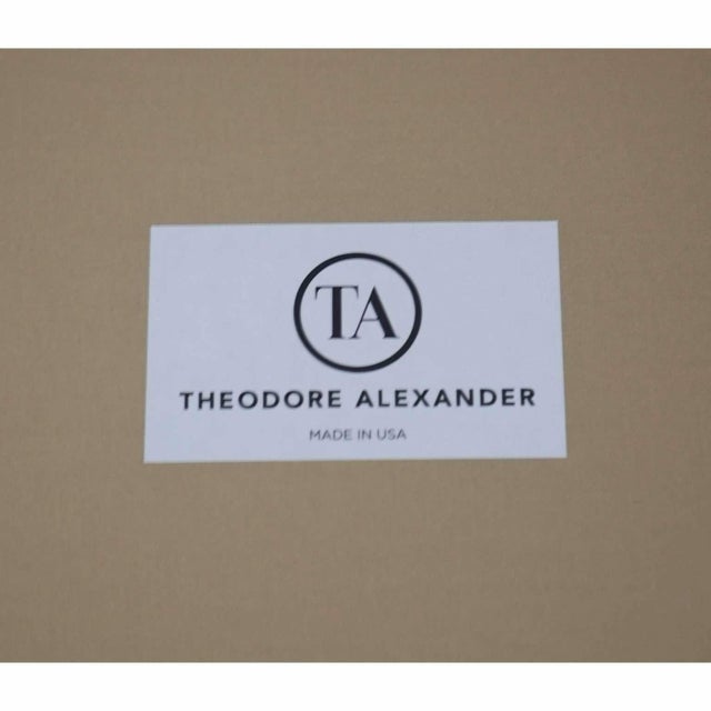 Late 20th Century Tomlinson Cambria Curved Velvet Sofa by Theodore Alexander For Sale - Image 10 of 10