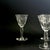 Vintage Etched Port Glasses – Set of 7 | Small Stemware for Liqueur, Vodka, Sherry & Cordial For Sale In Miami - Image 6 of 8