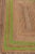 Not Yet Made - Made To Order 4x6ft. Green Border Rectangle Jute Handmade Rug For Sale - Image 5 of 8