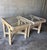 Beige Vintage Coastal Rattan and Glass End Tables - Pair For Sale - Image 8 of 8