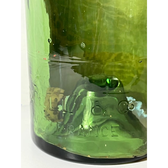 French Rare Vintage J&f Martell Large 19" Cognac Bottle For Sale - Image 3 of 4