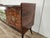Mid-Century Modern Mid-Century Modern Mahogany Sideboard with Aqua Green Glass and Central Bar, 1950 For Sale - Image 3 of 18