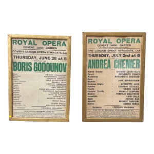 Pair of Royal Opera Posters