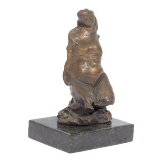 Bronze Nude Sculpture by Costantino Nivola For Sale