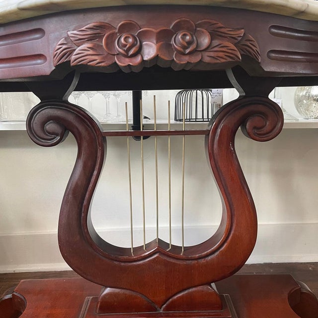 Mid 18th Century Victorian Marble Top Parlor Table For Sale - Image 11 of 12