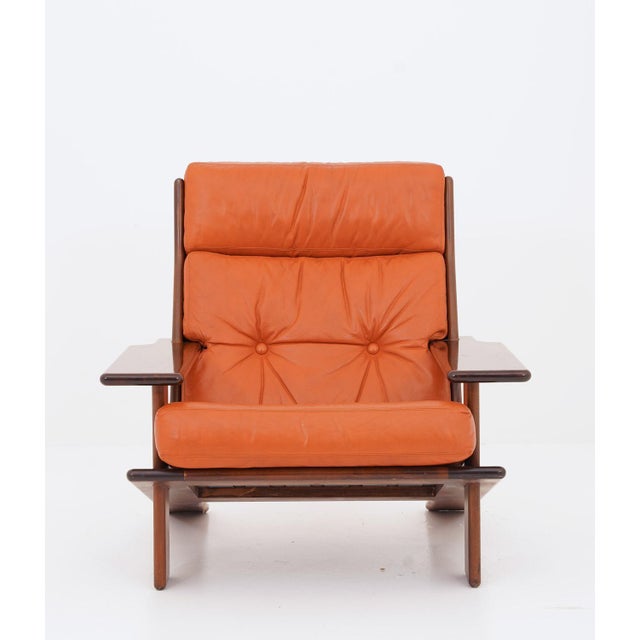 Scandinavian Lounge Chairs model 'Pele' by Esko Pajamies for Lepokalusto, Finland. This is Pajamies most spectacular chair...