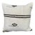 Turkish Hemp Pillow Cushion Natural Beige Black Pillow Cushion Cover 20"x20" For Sale