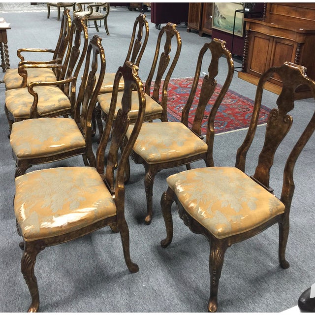 Karges Tortoiseshell Dining Chairs Set of 6 Chairish