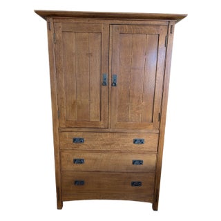 Stickley Door Chest (Armoire) For Sale