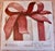 Red Ribbon Bow Paper Placemats - 16.8 Inch X 16.8 Inch - Pack of 12. Designed in USA.