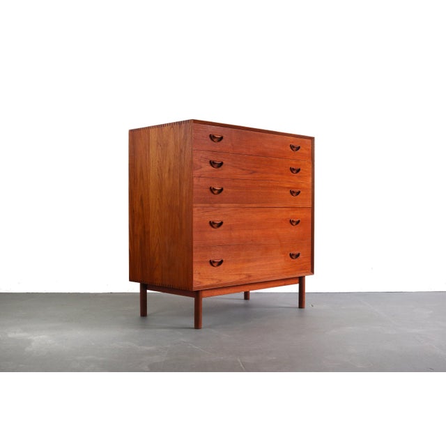 Peter Hvidt & Orla Mølgaard Nielsen Tall Boy Dresser For Sale - Image 9 of 9