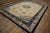 Stylish Ivory and Blue Color With Chinoiserie Design Antique Chinese Peking Rug For Sale - Image 4 of 8