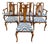 Set of 8 Vintage Queen Anne Mahogany Dining Chairs For Sale