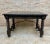 Spanish Baroque Table with Dark Walnut Solomonic Legs with Carved Structure and Iron Stretcher For Sale - Image 4 of 18