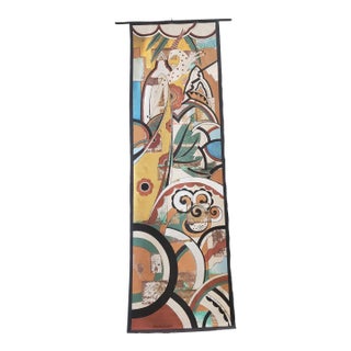 1960s Vintage Philip Standish Read Scroll Painting "The Jungle" Painting For Sale