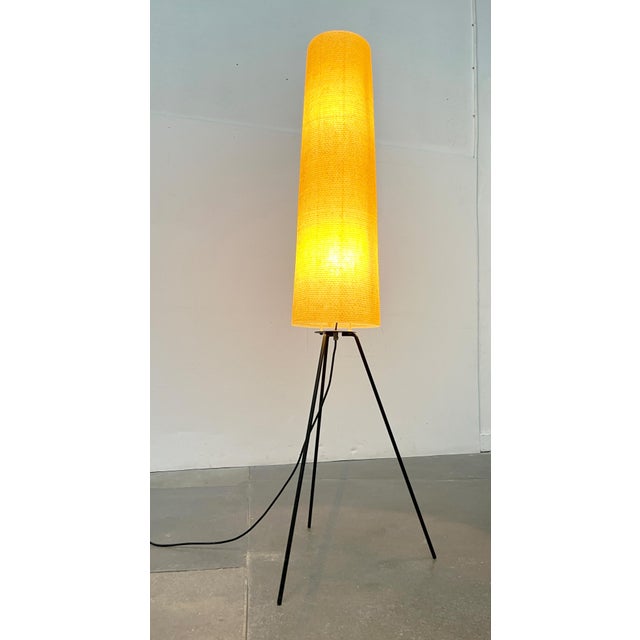 Mid-Century German Minimalist Tripod Floor Lamp from Hesse Leuchten, 1960s For Sale - Image 6 of 18