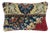 13"x20" Traditional Cushion Cover. Handmade Rug Pillow. Vintage Throw Pillow For Sale