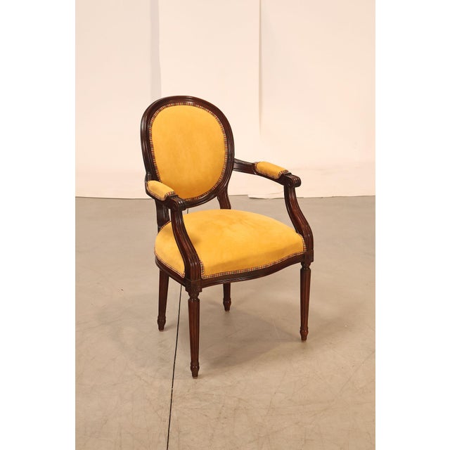 Century Furniture French Louis XVI Style Set of Ten Oval Back Dining Chairs For Sale - Image 16 of 18