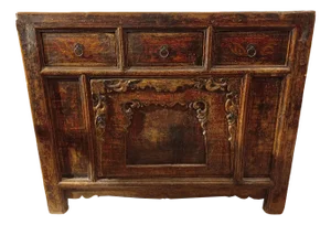 Chinese Stained Fir Sideboard