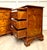 Brown Pair of Mid-Century Georgian Revival Burr Walnut Bachelor's Chests Nightstands For Sale - Image 8 of 18