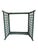 1970s Palm Beach Style Custom Emerald Lacquered Bamboo & Double Lattice Coffee Table For Sale - Image 10 of 10