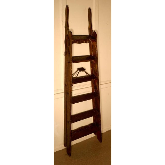 Paint splattered simplex safety step ladder. This is a very useful and marvellous looking piece, the step ladder has 2...