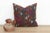 This 18-inch square pillow is a luminous masterpiece of Antique Phulkari craftsmanship, repurposed from a rare 19th-...