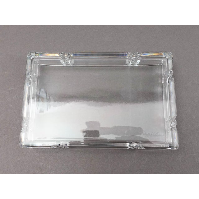 Ralph Lauren Vintage Glen Plaid Crystal Cut Glass Trinket Dresser Box For Sale In Miami - Image 6 of 10
